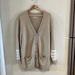 Outerknown Cashmere Button-Up Cardigan